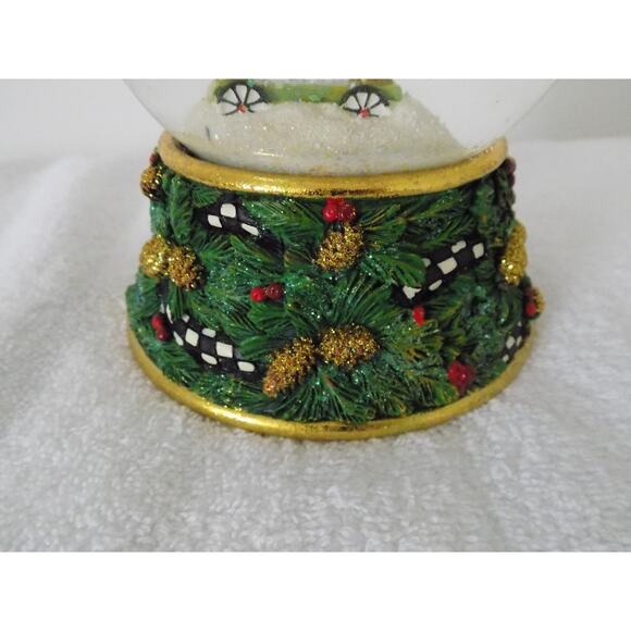 Mackenzie Childs Moose On Parade Snow Globe Musical - Picture 4 of 7